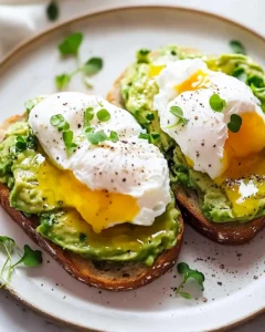 Avocado Toast with Poached Egg First Image First Image