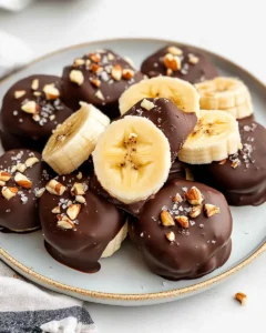 Chocolate-Dipped Banana Bites First Image First Image