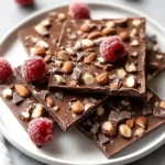 Creamy Chocolate Frozen Yogurt Bark First Image First Image