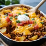 Cheesy Taco Potatoes First Image First Image
