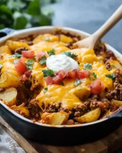 Cheesy Taco Potatoes First Image First Image