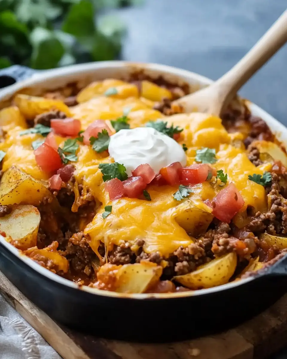 Cheesy Taco Potatoes: Indulgent Comfort Food You’ll Love