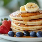 Easy Banana Oat Pancake Recipe First Image First Image