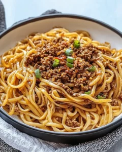 Mongolian Ground Beef Noodles First Image First Image