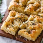Garlic Herb Focaccia First Image First Image