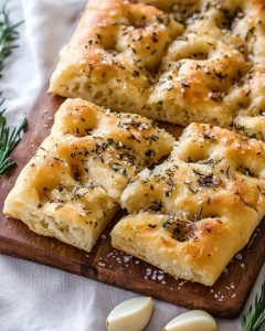 Garlic Herb Focaccia First Image First Image