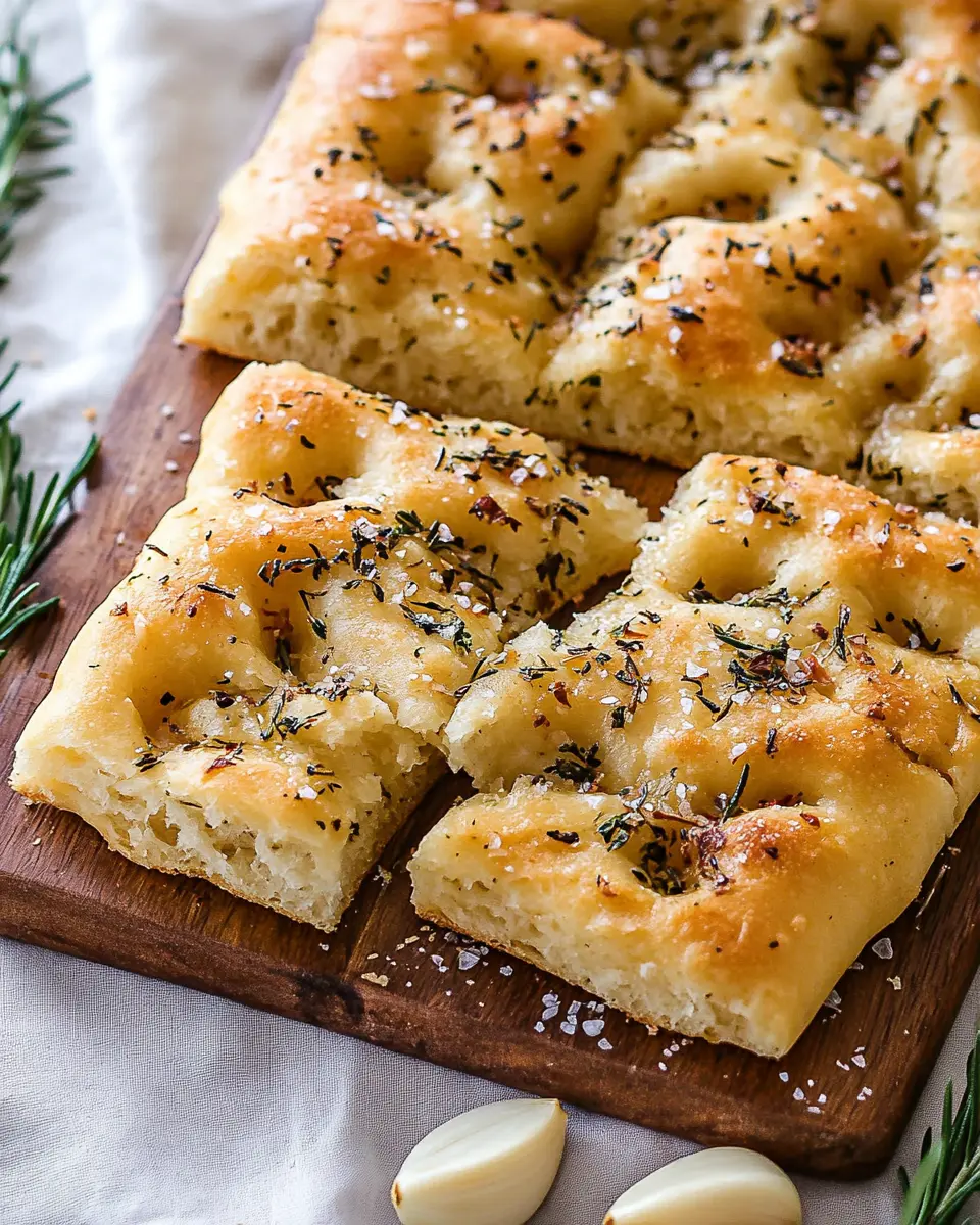 Knoblauch Kräuter Focaccia: The Best Homemade Delight!