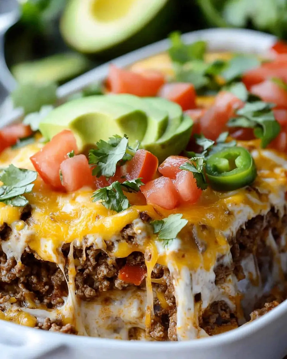 Keto-Taco-Auflauf: Indulge in This Easy, Flavor-Packed Dish