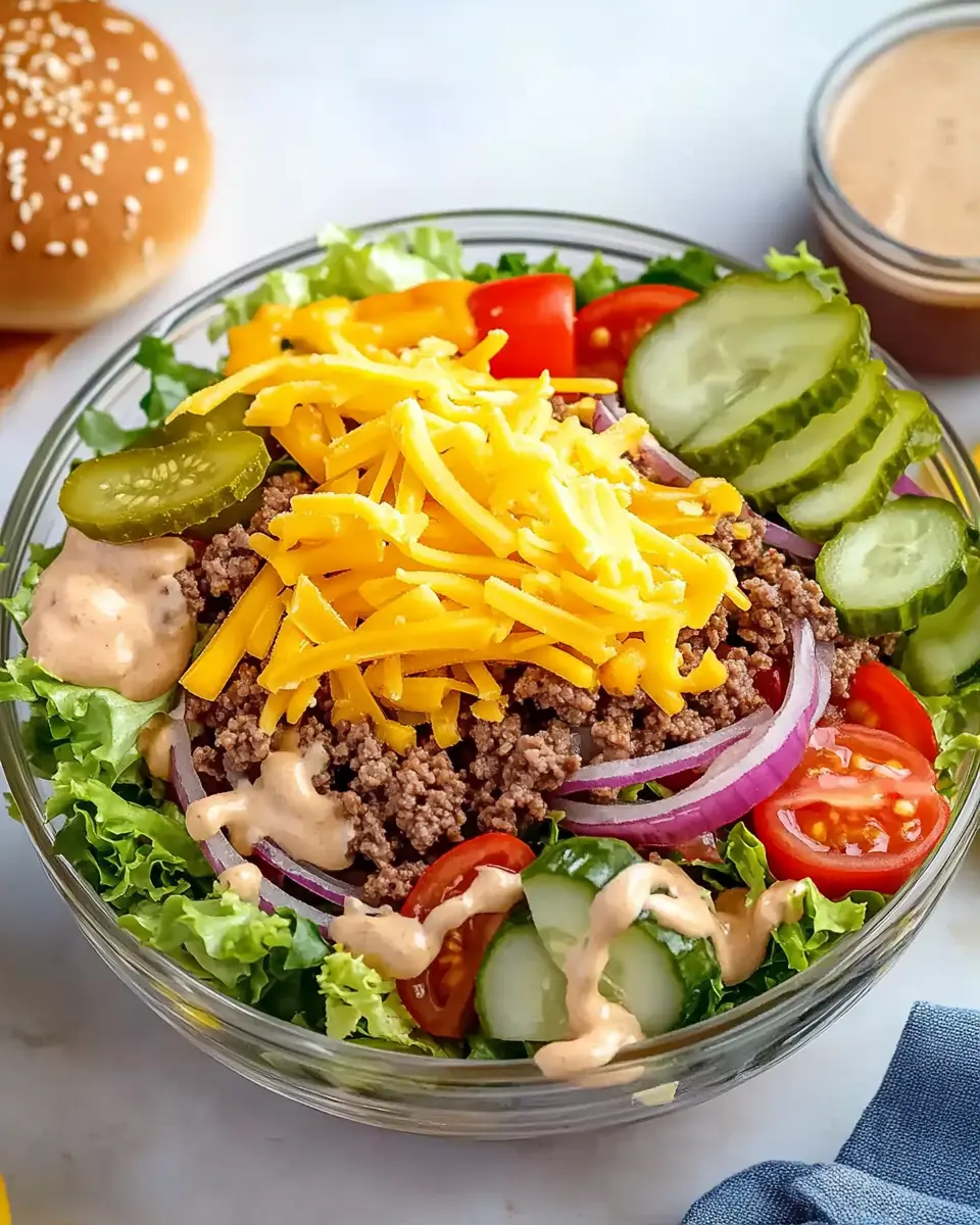 Big-Mac-Salat: Indulgently Fresh Twist on a Fast-Food Classic