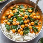 Chickpea and Spinach Curry First Image First Image