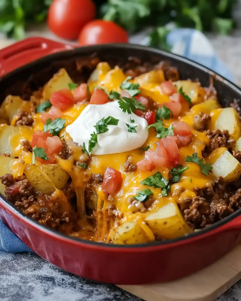Cheesy Taco Potatoes: Indulgent Comfort Food You’ll Love 8
