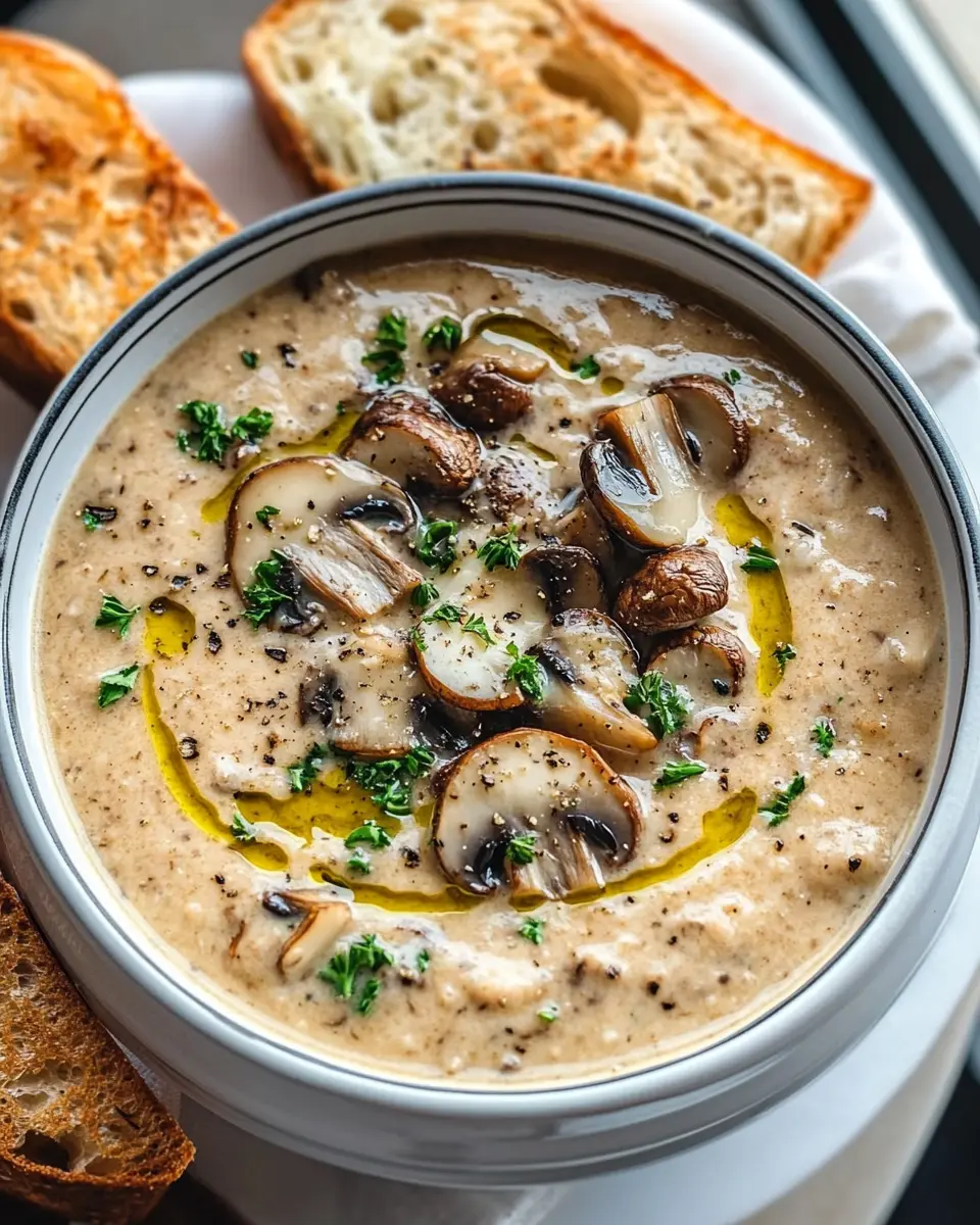Cremige Pilzsuppe: The Best Comforting Mushroom Delight 8